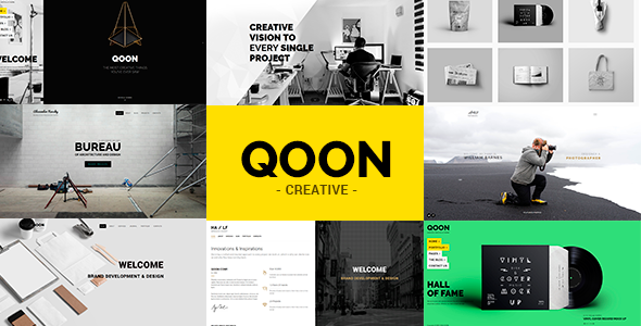 QOON - Creative Portfolio & Agency WordPress Theme v1.0.8