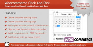 Woocommerce Click And Pick (Local Pickup) v1.9.3