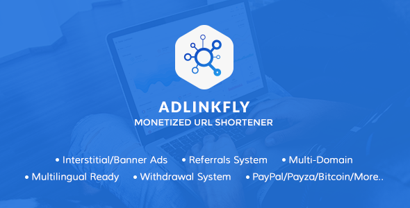AdLinkFly v3.6.1 - Monetized URL Shortener