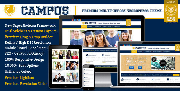 Campus v3.1.9 - Premium Multipurpose WordPress Theme