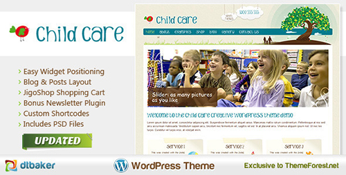Child Care Creative v2.23 - WordPress Shop and Kids Theme