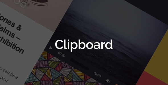 Clipboard v2.7 - Pinterest Inspired WordPress Theme