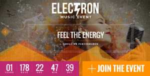 Electron v1.5.1 - Event Concert & Conference Theme