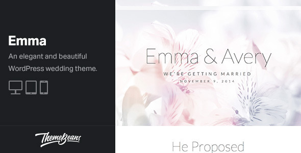 Emma v2.0.1 - Responsive Wedding WordPress Theme