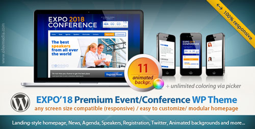 Expo18 v1.2.4 - Responsive Event Conference WP Theme