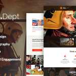 Fire Department, Fire Station and Security WP Theme