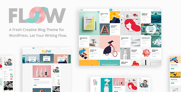Flow v1.3.5 - A Fresh Creative Blog Theme