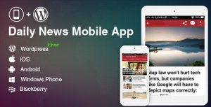 Full Mobile Application for WordPress News, Blog, Magazine Website