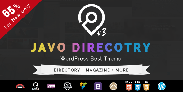 Javo Directory WordPress Theme v3.3.2
