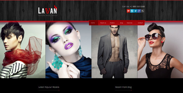 Lavan v3.3.3 - Fashion Model Agency WordPress CMS Theme