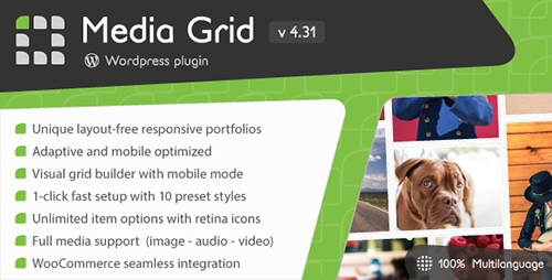 Media Grid v5.041 - WordPress Responsive Portfolio