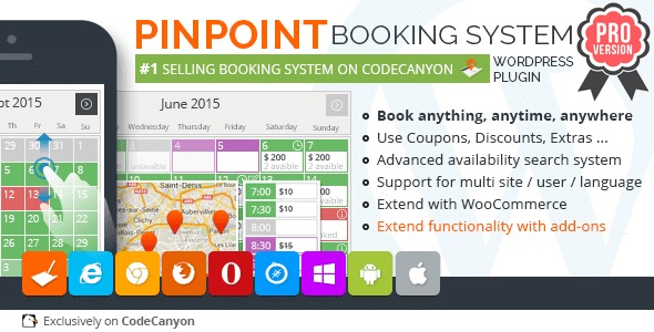 Pinpoint Nulled Booking System WordPress Plugin Free Download