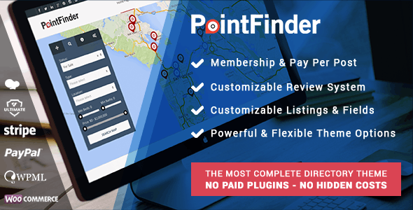 Point Finder WordPress Theme Nulled