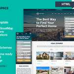 Realtyspace v2.1.2 - Real Estate HTML5 Template + Dashboard Included