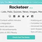 Rocketeer v6.0 - Viral Media Lists, Polls, Quizzes, News, and Videos