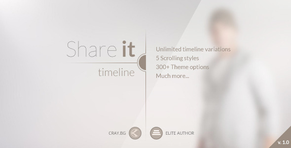 Share It v1.4 - Timeline WordPress Theme