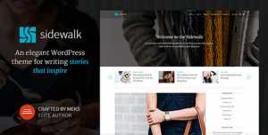 Sidewalk v1.2 - Elegant Personal Blog WordPress Theme