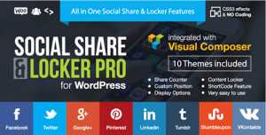 Social Share & Locker Pro v7.3 - WordPress Plugin