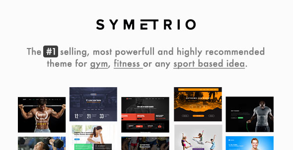 Symetrio v4.8.1 - Template WordPress Gym dan Kebugaran 
