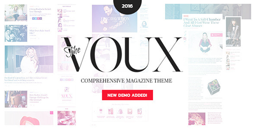 The Voux v3.1.0 – A Comprehensive Magazine Theme