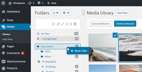 WordPress Real Media Library v4.0.9 - Media Categories / Folders