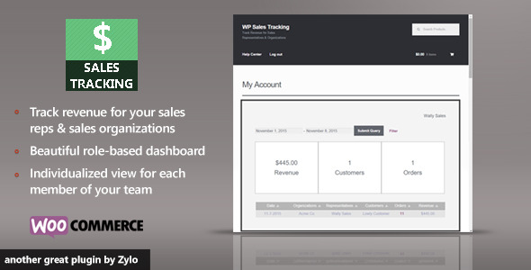 WP Sales Tracking - Track Your WooCommerce Revenue v1.0.1