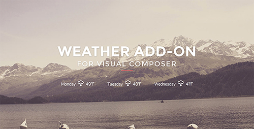 Weather for Visual Composer v1.0
