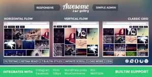 Awesome Gallery v2.2.3 - Instagram, Flickr, Facebook galleries on your site