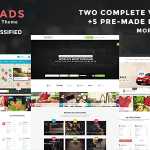 Classiads v3.6.1 – Classified Ads WordPress Theme