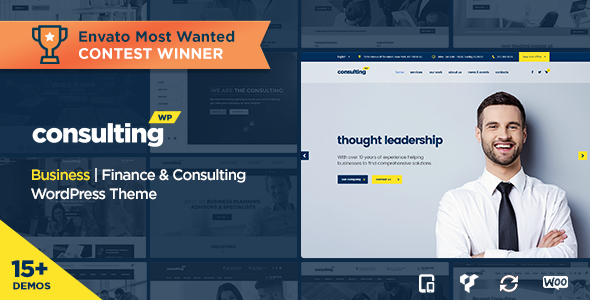Consulting v3.7.4 - Business, Finance WordPress Theme