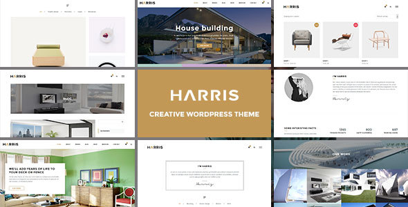 Harris v1.0 - Creative WordPress Theme