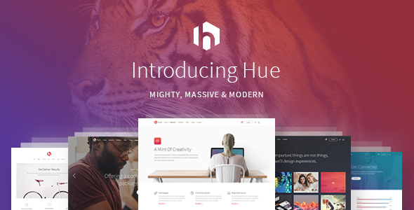 Hue v1.5 - A Mighty, Massive & Modern Theme