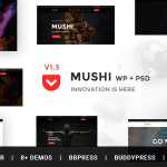 Mushi v1.2 - Responsive Multi-Purpose WordPress Theme