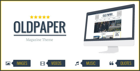 OldPaper v1.6 - Template Majalah dan Blog Utama 