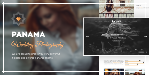 Panama v1.9.4 - Photography WordPress Theme