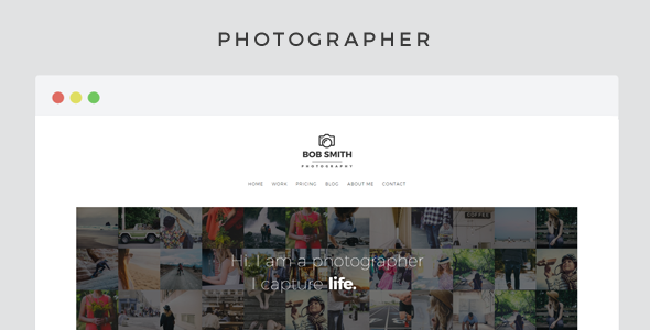 Fotografer v2.3 - Template WordPress Untuk Fotografer 