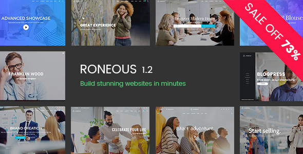 Roneous v1.2 - Creative Multi-Purpose WordPress Theme