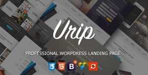 Urip v8.3 - Professional WordPress Landing Page