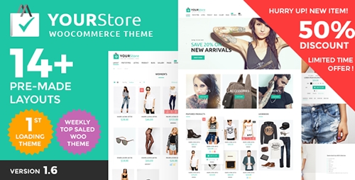 YourStore v1.6 - Template WooCommerce 