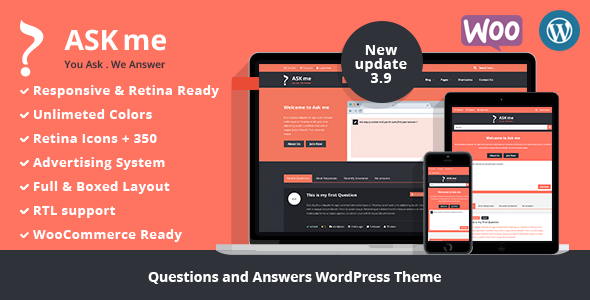 Ask Me - Responsive Questions & Answers WordPress v4.1