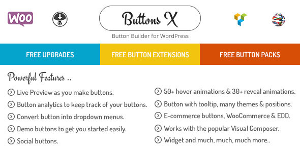 Buttons X v1.9.57 - Pembuat Tombol yang Kuat untuk WordPress 