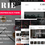 Carrie v1.0 - Personal & Magazine Responsive Clean Blog Theme