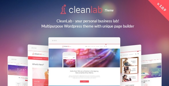 CleanLab v1.0.9 - Creative Multi-Purpose WordPress Theme