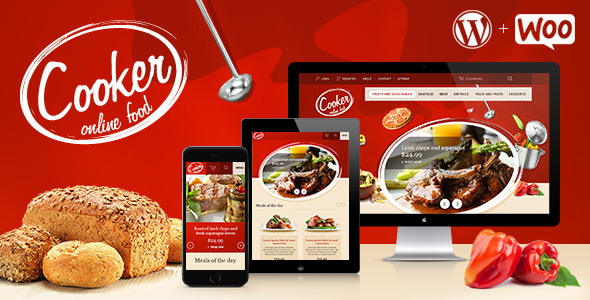 Cooker v3.0.0 - Online Restaurant, Food Store