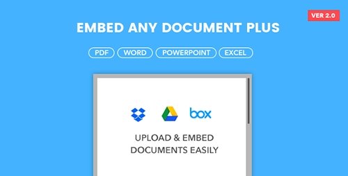 Sematkan Any Document Plus v2.0.2 - Plugin WordPress 