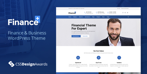 FinancePlus v1.5 - Finance & Business WordPress Theme