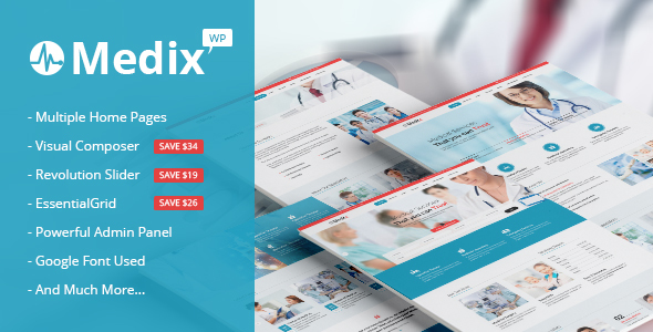 Medix v1.0 - Health and Medical WordPress