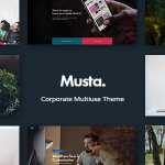 Musta v1.0 - Corporate Multiuse WordPress Theme