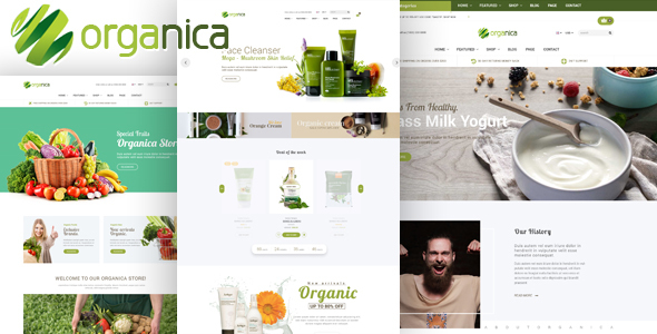 Organica v1.0 - Organic, Beauty, Natural Cosmetics, Food, Farn and Eco WordPress Theme