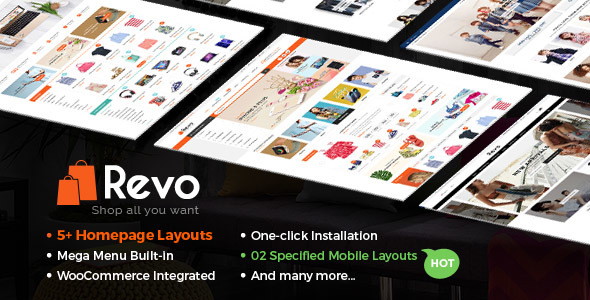 Revo v1.5.2 - Template WooCommerce Responsif Serba Guna dengan Tata Letak Khusus Seluler 